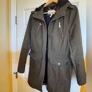 BCBGeneration Dark Olive Utility Jacket